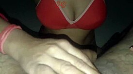 New Desi Bhabhi Handjob With Doggy Style Fucking Video