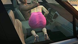Franklin Gets Intense Hooker Service In GTA 5