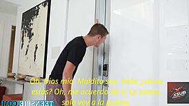 Test My Pussy Please! Blonde Teen Gets Cumshot