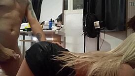 Out of the family - horny stepdaughters fuck together after one gets caught masturbating.