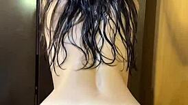 Teen Girlfriend Rides in Shower Passion