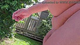 Naked Morning Stroll Flashes Camping Visitors Boldly