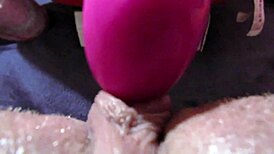 big clit throbs during intense orgasm close-up