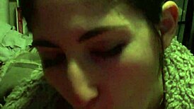 Teen Natalie Sneaks a Blowjob with Big Tits