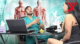 She Asks Doctor to Fuck Her Hard in Office