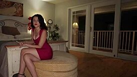 bossy wife ruby moon humiliates me while getting fucked by bigger cock