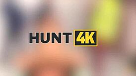 Hunt4k Young 18+ Lady Cheats on Boyfriend with Boss for Real Orgasms