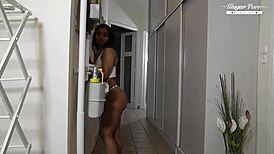 Exotic Hottie Ria Rodrigez Sucks and Rides Passionately