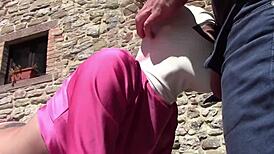 Preview - Outdoor Milf 3 Scenes Blowjob Bondage And Creampie