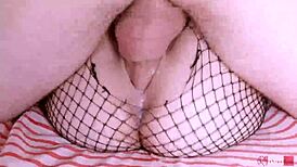 petite amateur in missionary close-up with rough pounding and creampie