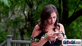 two hotties lick pussy eat ass blind date