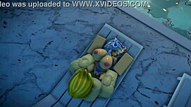 Roblox slut moans as big black cock fucks her rough and hard