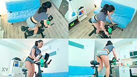 eighteen not twenty exercise bike session two