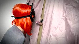 Ginger Girl Found Gloryhole!