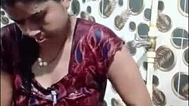 wet saree in the shower