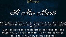 French Femdom Goddess Gives Detailed Dirty Talk Jerk Off Instructions in ASMR Audio