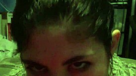 Teen Natalie Sneaks a Blowjob with Big Tits