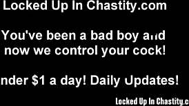 感受贞操锁捆绑的痛苦折磨