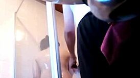 Amonwan was looking so sexy while spying with the hidden cam.