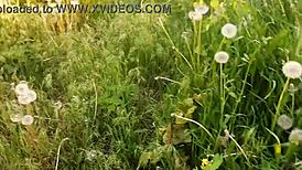 We Masturbate With Our Neighbor On The Street And Cum At The Same Time