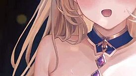 Blonde With Huge Tits Gets Detonated By Japanese Hentai Characters