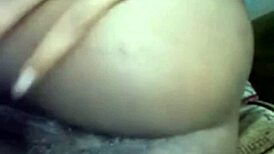 this homemade solo session with dildo is so intense