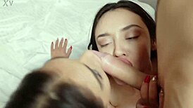 Hot threesome with lucky guy!