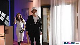 Milf Coach Fucks Teen 18+ with Baseball Bat in Rough Lesbian Scene