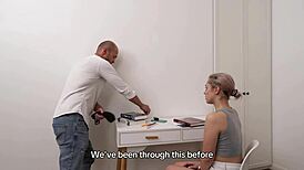 stupid student receives discipline from stepfather over bad grades