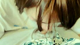 Deepthroat leads to cum eating and rough domination