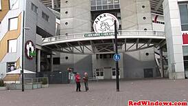 Inked goth spoils Amsterdam tourist! 😈