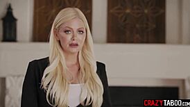 Stepsiblings Max and Scarlet in Intense Family Encounter