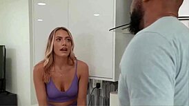 Stepdaughter is curious about forbidden pleasures