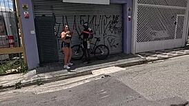 Picked up a hot blonde on the street and intensely fucked her tight pussy and ass in my apartment