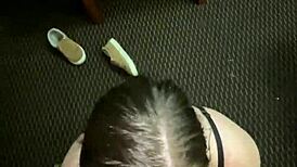 My deepthroat training with snow bunny went amazingly well