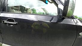 Lesbian Fucked Mature Milf In The Car Big Tits And Fat Ass In Sexy Underwear Pov