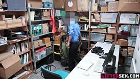 Anything Goes As Lp Officer Takes Charge And Threatens The Suspect With A Big Cock - Liftersex