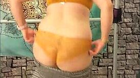 hotwife steffi shakes her naked booty