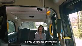 French Ebony Woman Cheats In Taxi Backseat With Riding Sex