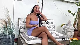 hot rooftop fuck for kim our favorite latina desperate for older dicks