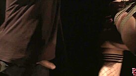 barbie pink sucks dick and squirts in bondage