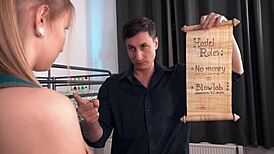 Ebony stepsister Zaawaadi craves threesome with stepbro and girlfriend