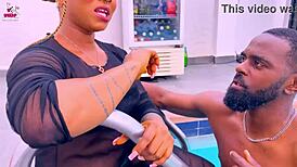 i watched mareme edet fuckin four guys she met at the poolside so hot