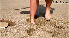 Denise Klarskov on trip to Malaga Spain where she publicly flashes