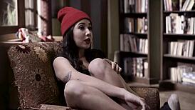 In the Elektra complex, the therapist seduces her stepdad casually. He fucks her petite body passionately.