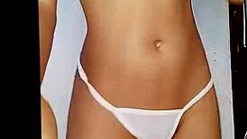 Chatting on live webcam with friends online.