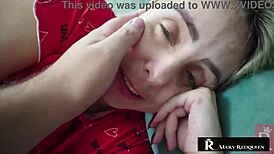 Pov - cuckolded husband gifts wife to mmf anal creampie humiliation with latina milf