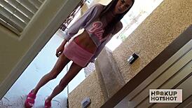 eager babe rhea radford meets up with bryan gozzling for hardcore sex, starting with fingering and toys before intense fucking and cumshot