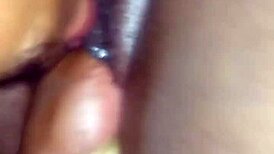 chupando gostoso a buceta da preta