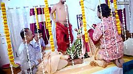 Sudipa ki suhagraat - sudipas wedding night with five husband gangbang fucking full movie